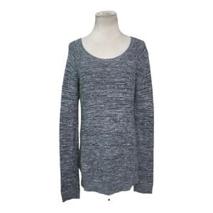 LOFT gray long sleeves cotton sweater size M